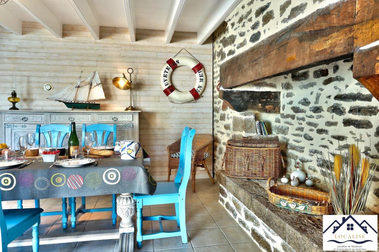 LocaLise - La Maison du pêcheur au Guilvinec - Chambres vue mer - A 20m de la mer située à la pointe de Men Meur - Tout à pied, plage, port, centre, commerces, marché - Wifi inclus - Linge de lit inclus - Jardin clos - En option , ménage et serviette Exterior foto