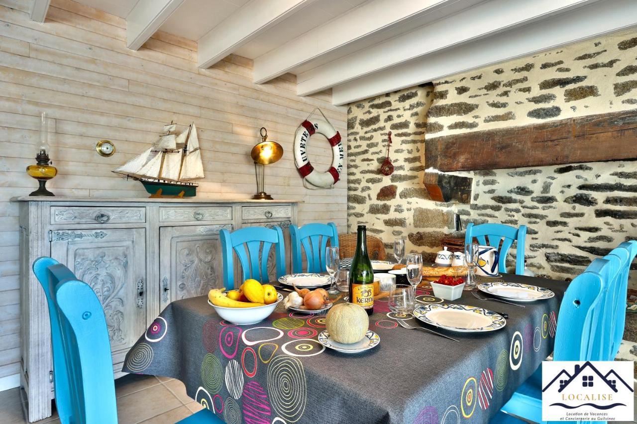 LocaLise - La Maison du pêcheur au Guilvinec - Chambres vue mer - A 20m de la mer située à la pointe de Men Meur - Tout à pied, plage, port, centre, commerces, marché - Wifi inclus - Linge de lit inclus - Jardin clos - En option , ménage et serviette Exterior foto