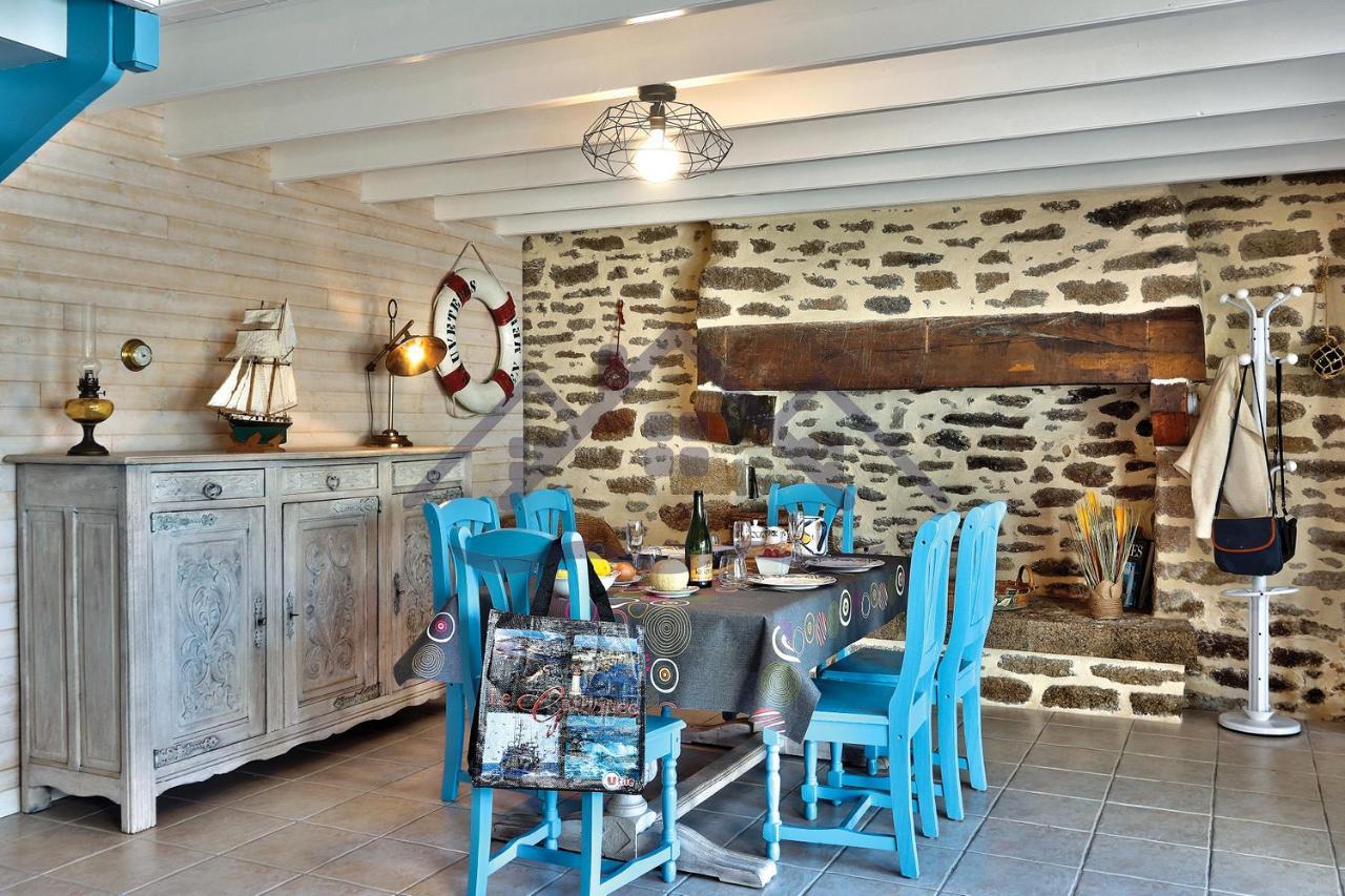 LocaLise - La Maison du pêcheur au Guilvinec - Chambres vue mer - A 20m de la mer située à la pointe de Men Meur - Tout à pied, plage, port, centre, commerces, marché - Wifi inclus - Linge de lit inclus - Jardin clos - En option , ménage et serviette Exterior foto